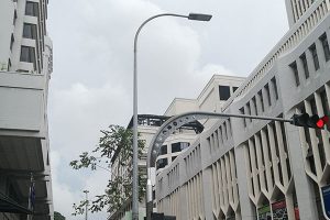 హై పవర్ 200W LED వీధి దీపాలు, సింగపూర్ హైవే అవెన్యూ