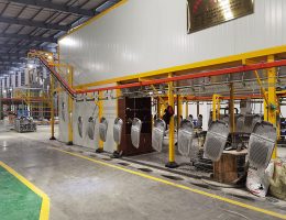 వీధి కాంతి పొడి పెయింట్